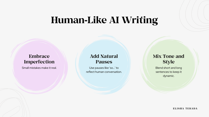 From Perfect to Personal: How to Humanize AI Content